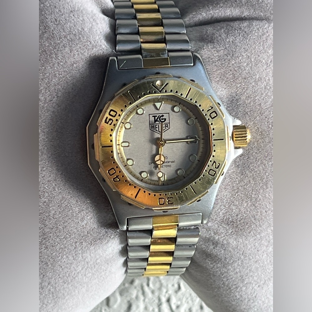 Tag Heuer Luxury 934-215 gray silvery dial ladies watch Professional 3000 series